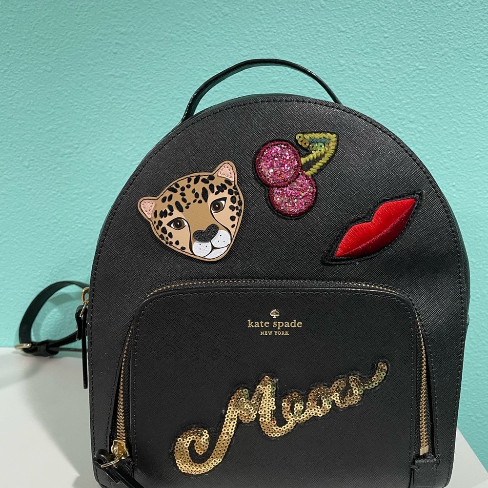Kate spade cheetah backpack (price is firm)